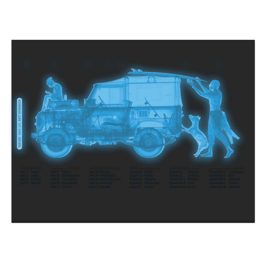 Get Sunk 2025 GLOW-IN-THE-DARK Tour Poster