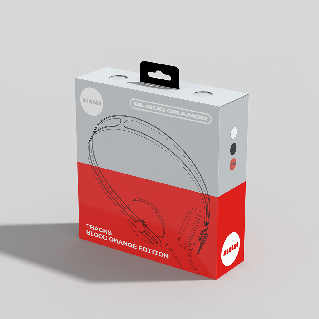 Aiaiai Headphones - Tracks Blood Orange Edition