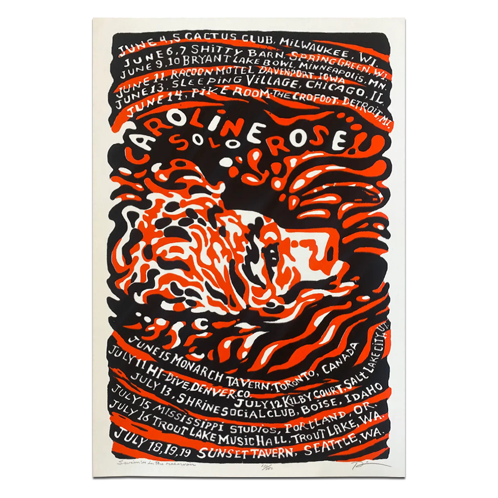 June 2025 Solo Tour Poster