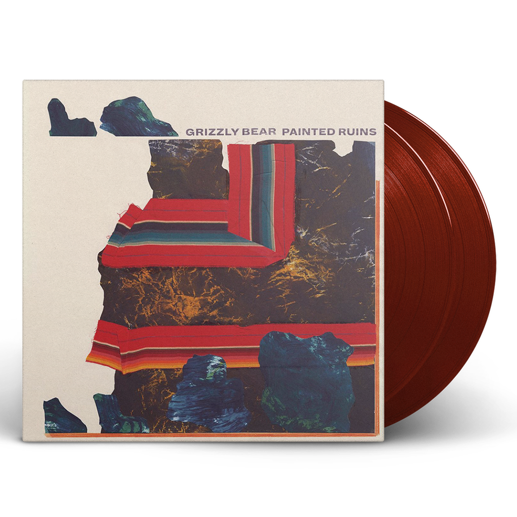 Grizzly Bear Painted Ruins 2x12” Vinyl (Oxblood) - The CBP Store