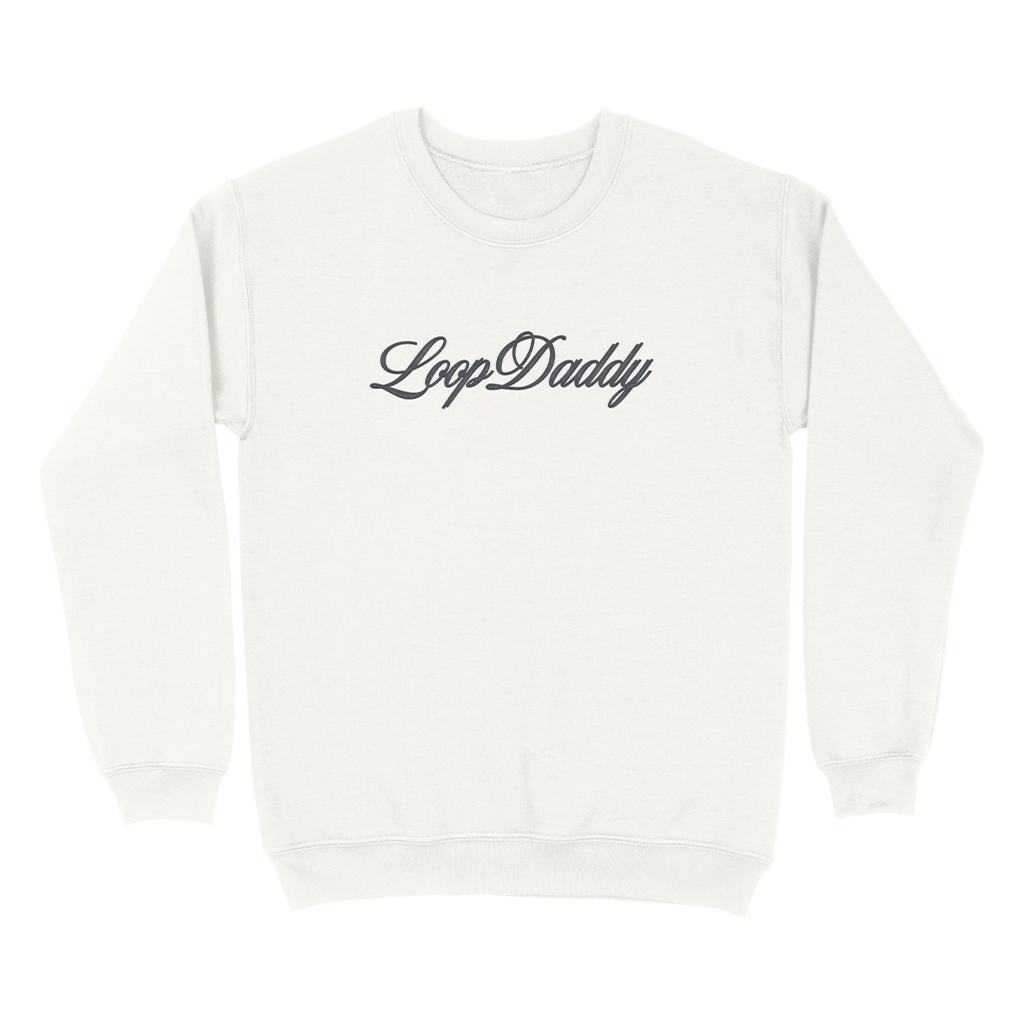 Loop Daddy Embroidered Crewneck Sweatshirt