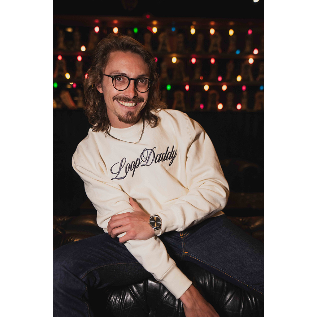 Loop Daddy Embroidered Crewneck Sweatshirt