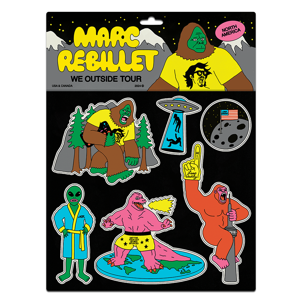 We Outside Tour 2024 USA &amp; Canada Magnet Sheet
