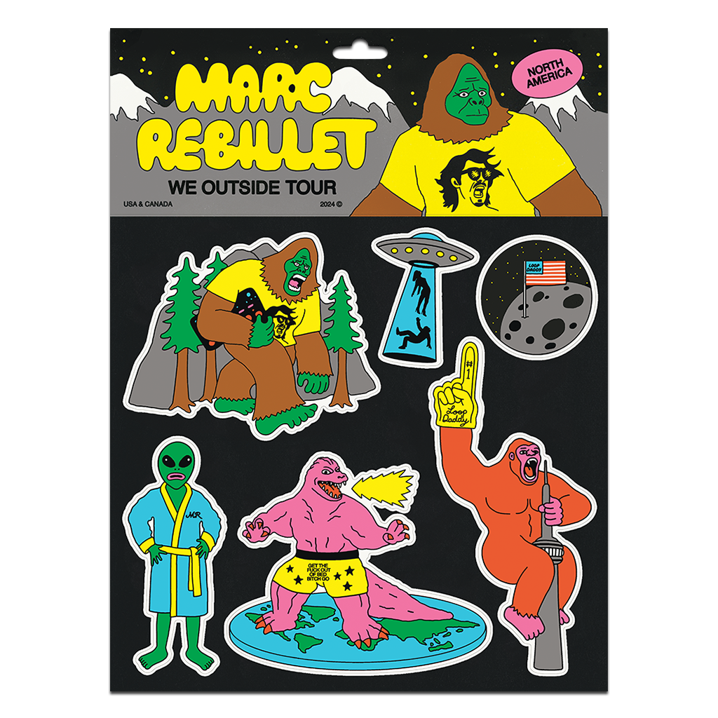 We Outside Tour 2024 USA &amp; Canada Sticker Poster