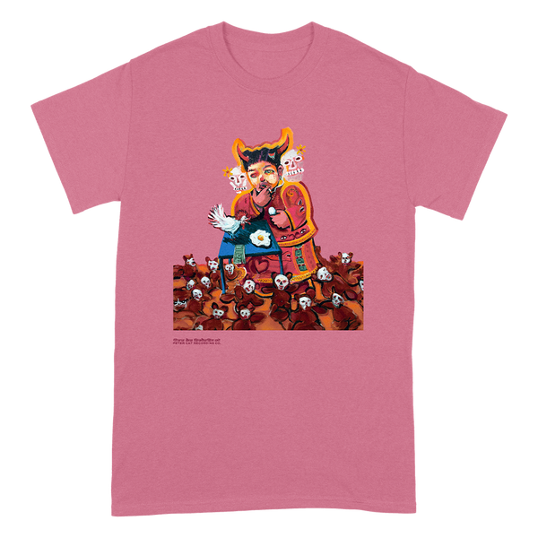 Peter Cat Recording Co. Devil Doll T-Shirt - Crunchberry - The CBP