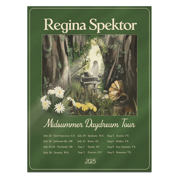 Regina Spektor Midsummer Daydream Tour 2025 Poster - The CBP Store