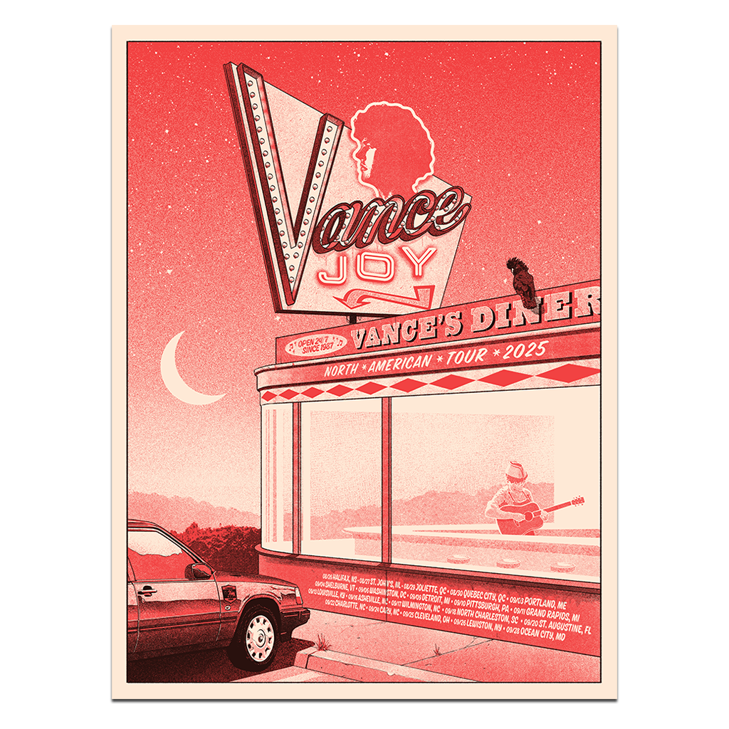 2025 North American Tour Poster (Red)