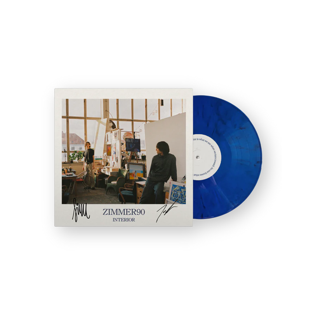 Interior 12" Vinyl (Transparent Blue) - SIGNED Limited Edition