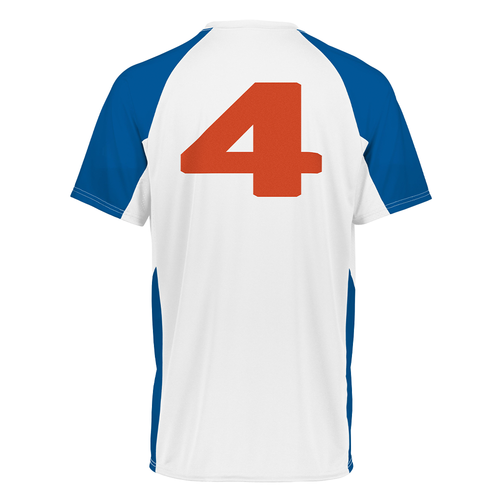Blood Orange Four Songs White/Royal Soccer Jersey - The CBP Store