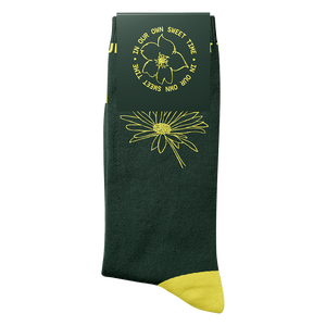 In Our Own Sweet Time Daisy Socks