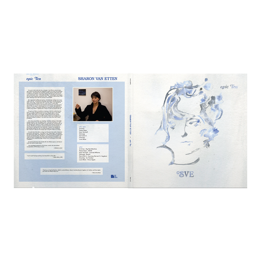 epic Ten 2x12" Vinyl (Translucent Blue/Orange)