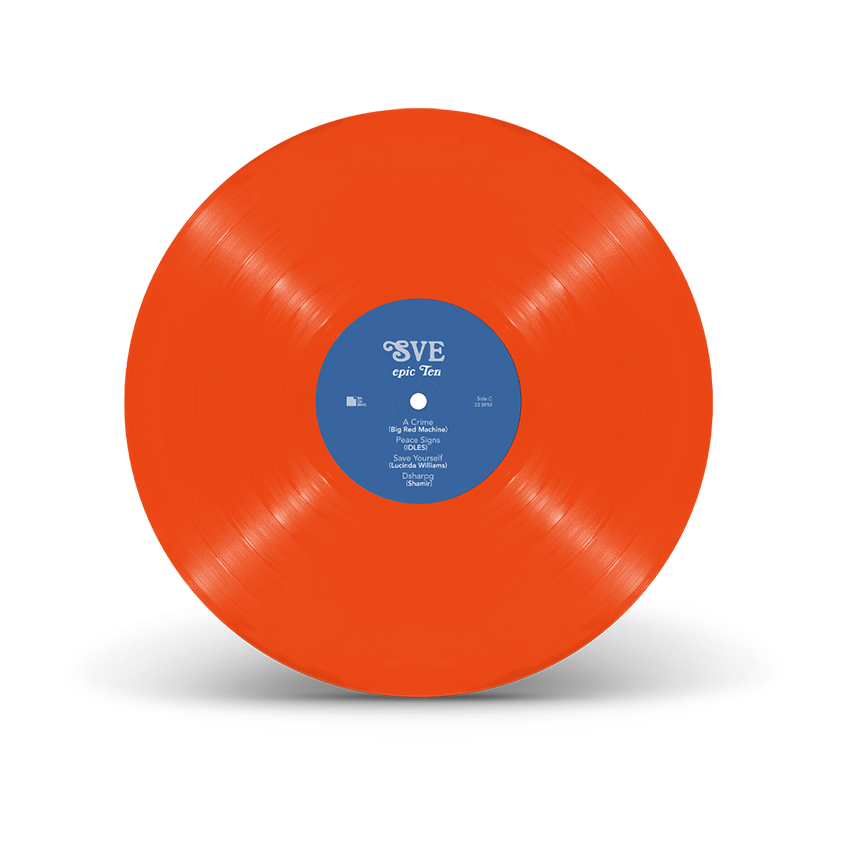 epic Ten 2x12" Vinyl (Translucent Blue/Orange)